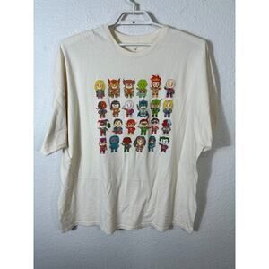 Teefury T Shirt Mens XXXL Superheros Short Sleeve Cotton Multicolor Superhero